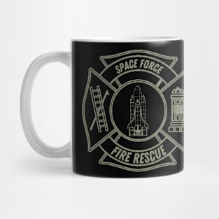 Space Force Fire Rescue Mug